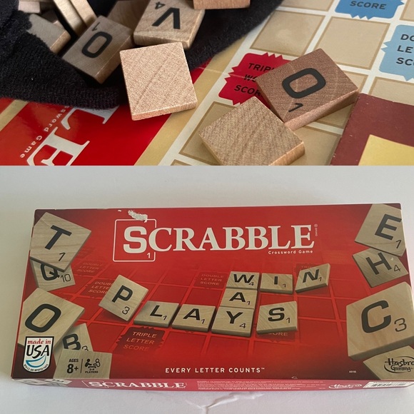 Hasbro Scrabble Crossword Board Game OPEN BOX - Picture 9 of 9